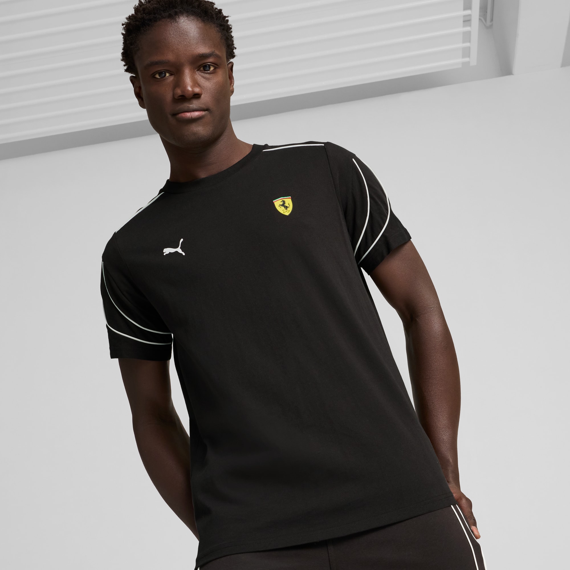 Scuderia Ferrari Race MT7 Tee Men PUMA Black PUMA SHOP ALL PUMA PUMA